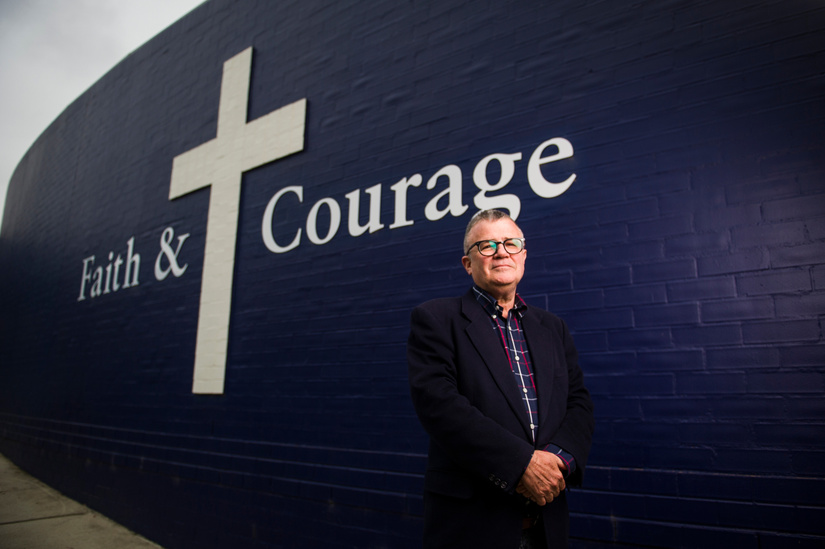 St Mary MacKillop College principal Michael Lee says he wouldn't exclude kids or teachers based on their sexulaity. Photo: Dion Georgopoulos