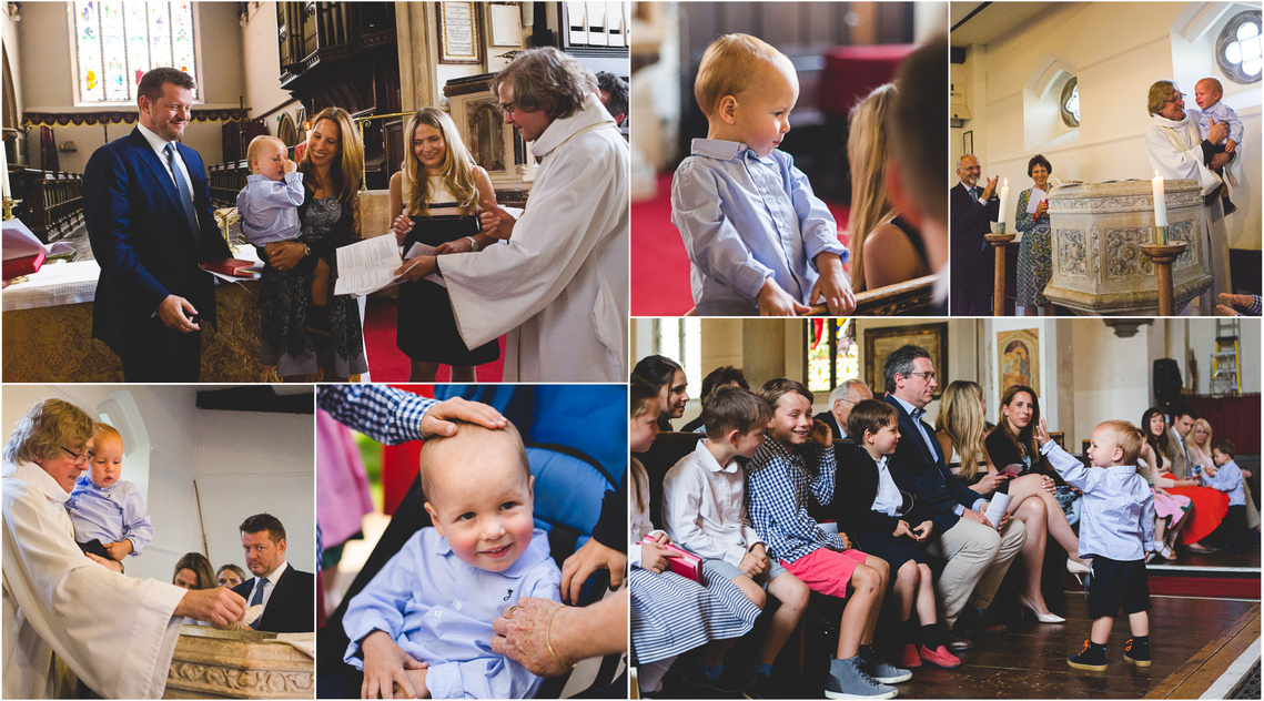 Christening photography with sweet baby Ralph, St. Peter's Church, Belsize Park in London , North and East London Christening and baptism photographer Little Bunny Photography 