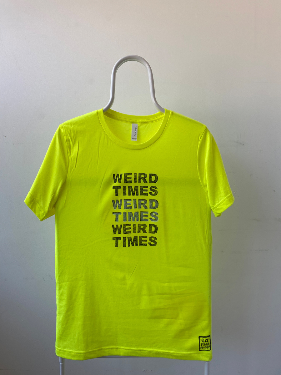 S Retail fit with White offset over black underprinting.
