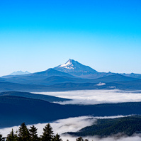 Mount Jefferson landscape photography | Bodie Shots | Bodie.co. View from Mount Hood. Timberline Lodge.