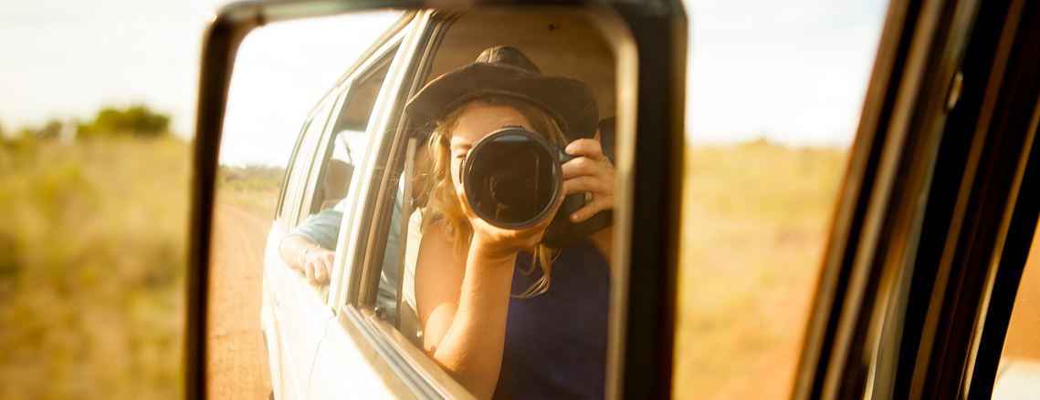 Self Portrait during Safari in Kenya.