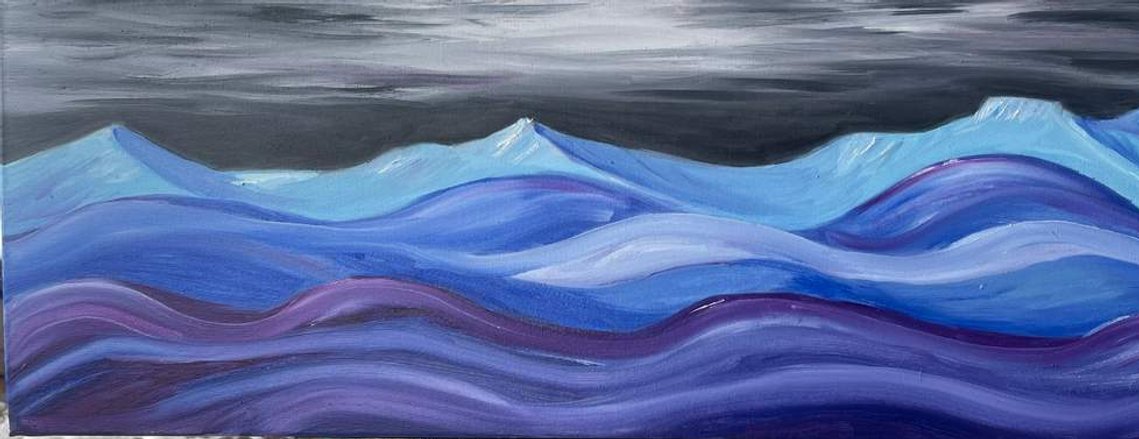 Atmospheric landscape of the Usk Valley over Brecon, Wales, presented by  Creative Extrapolation