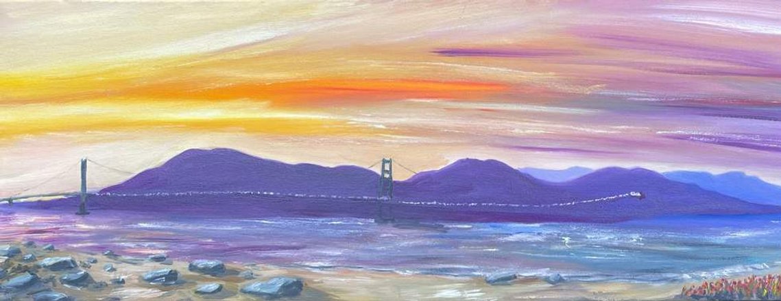 Robin Williams Tunnel, Moutn Tamalpais, Golden gate sunset