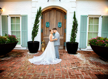 Beautiful portrait of bride and groom shot in Lake Charles Louisiana. Lake Charles Wedding Photographer