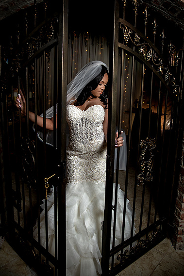 Bridal portrait from Lake Charles wedding photographer