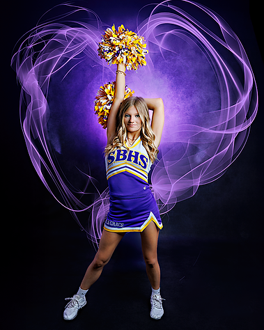 Senior Portrait, Cheerleader 