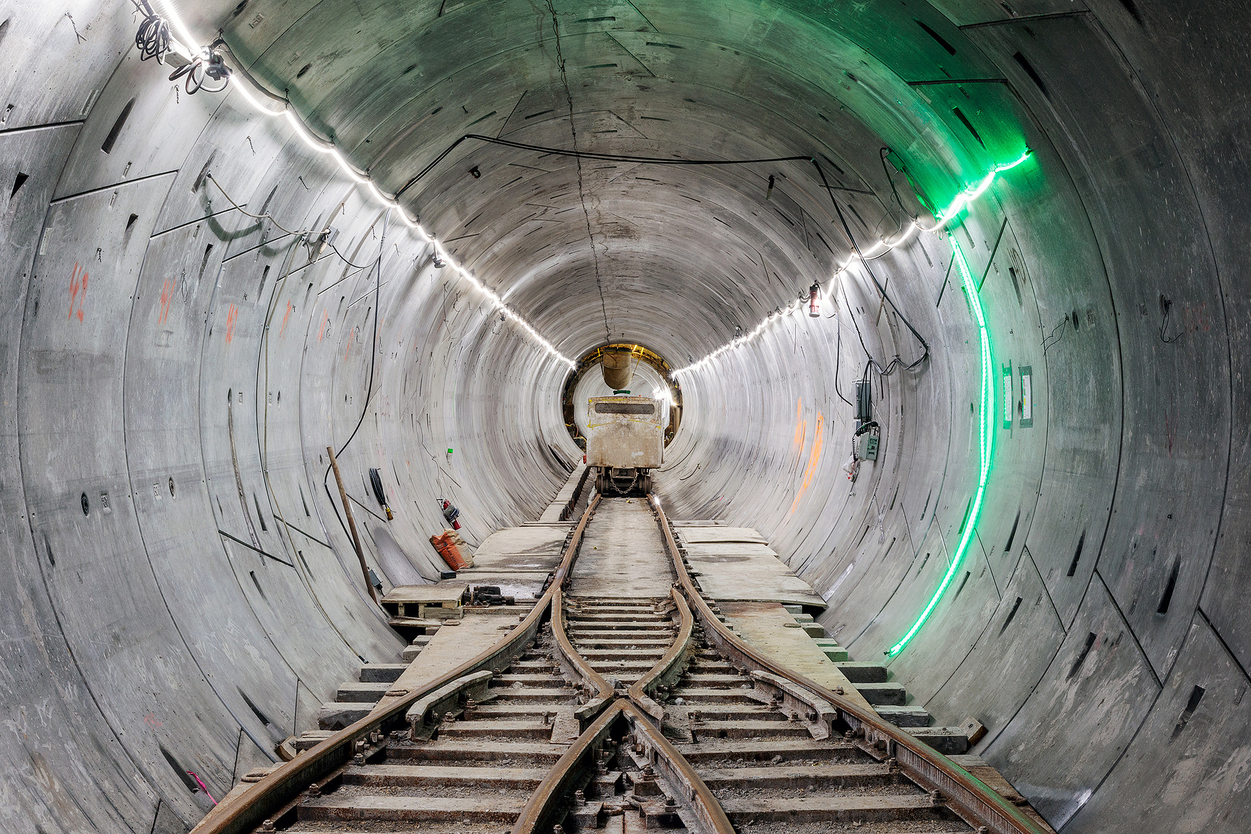 train tracks underground