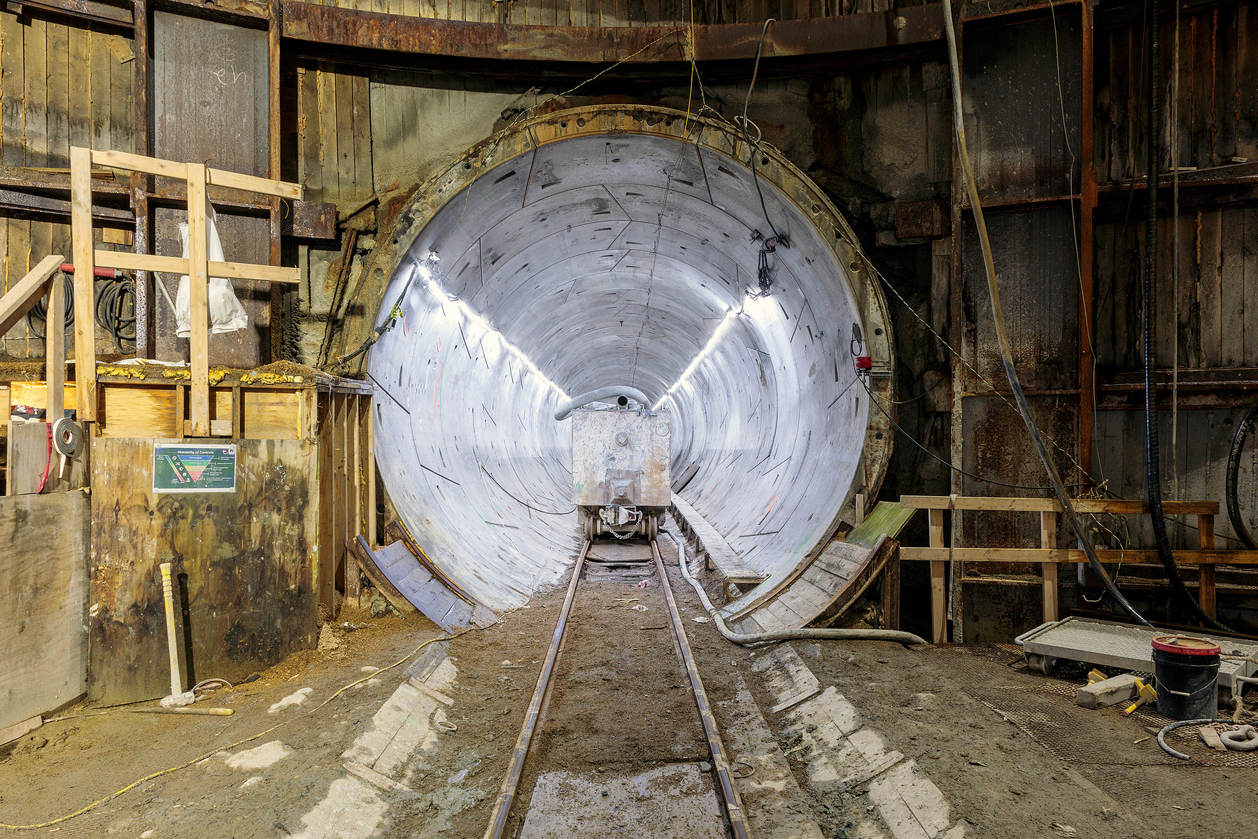 storm drain overflow access shaft