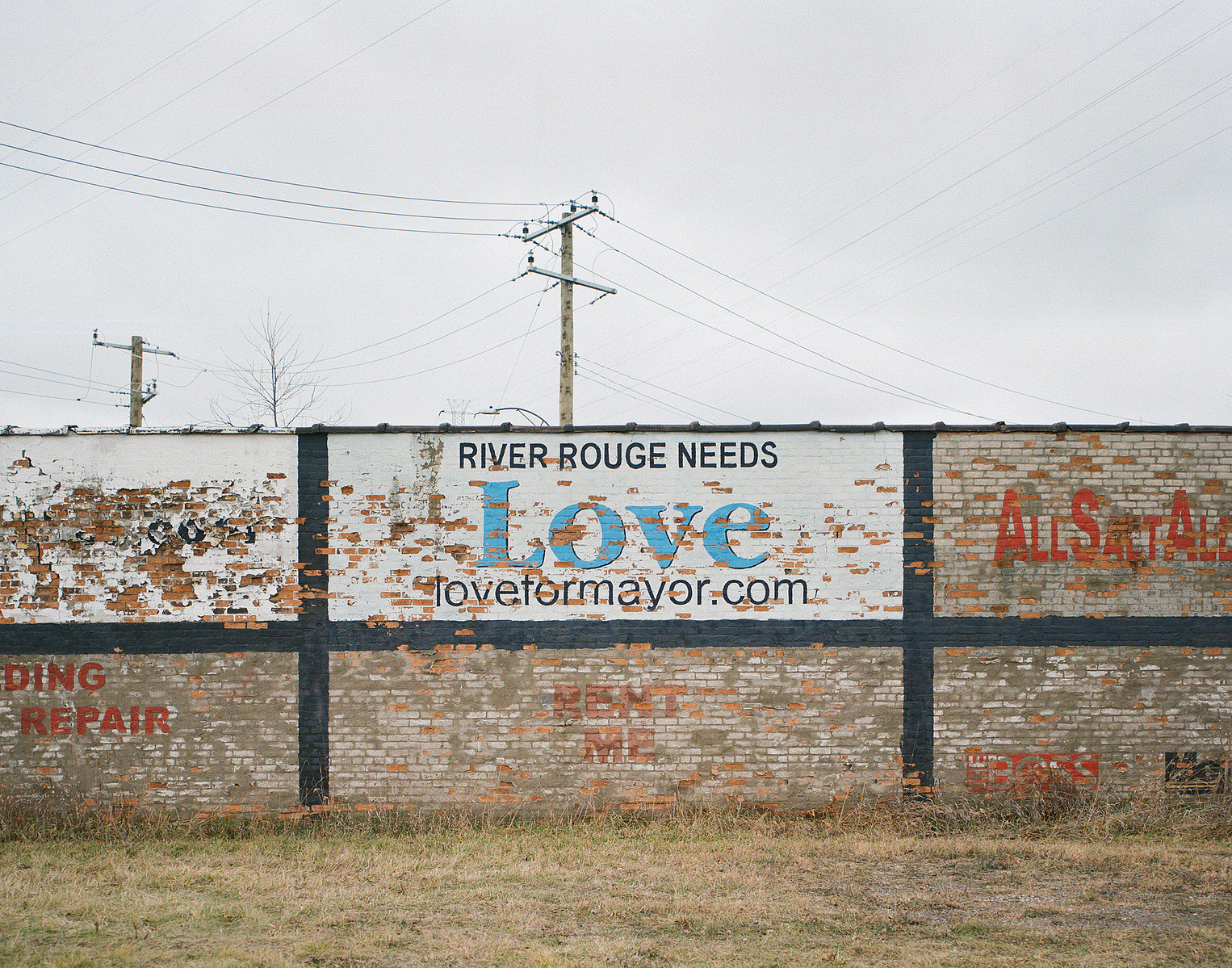 River Rouge Love billboard sign
