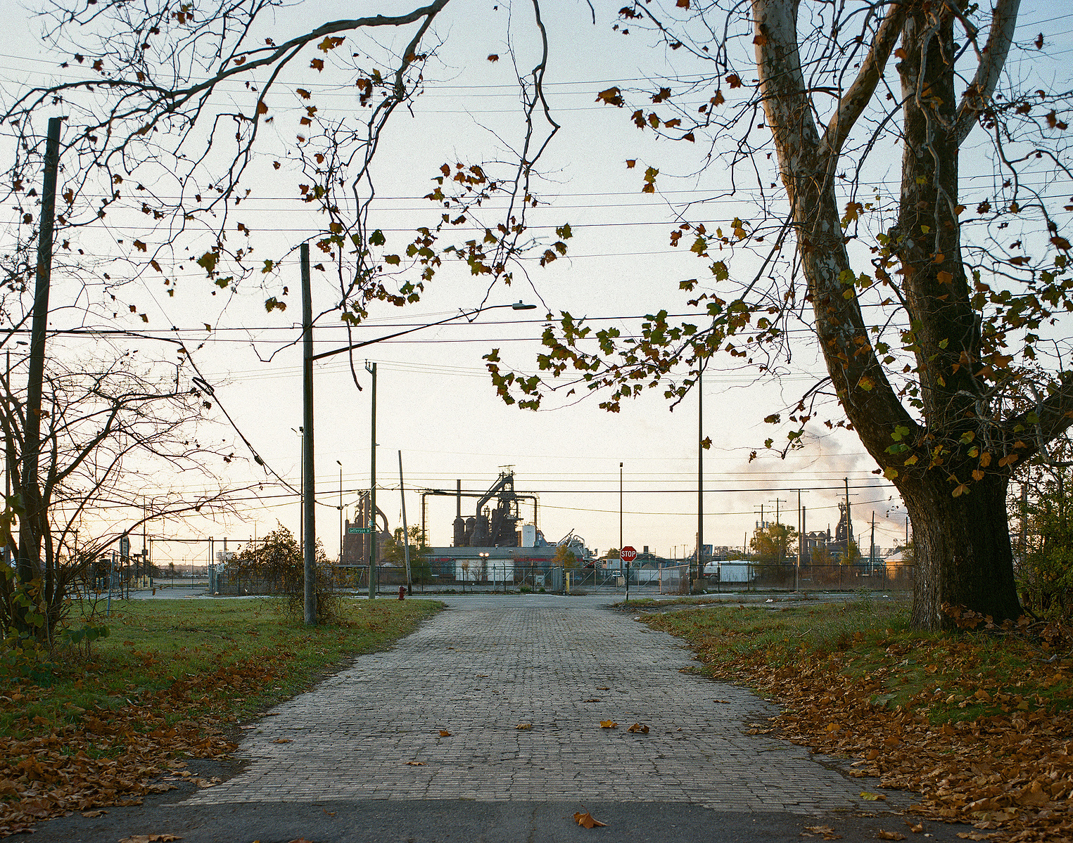 A view of Zug Island from Delray