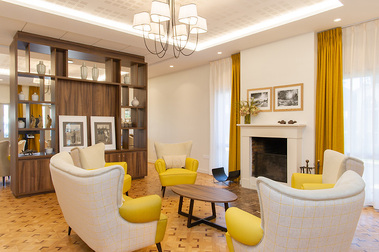 salon cheminée 