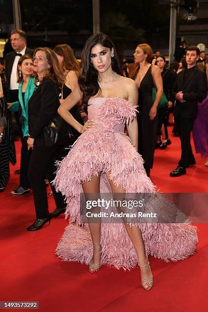 CANNES, FRANCE - MAY 26: Ines Trocchia attends the red carpet during the 76th annual Cannes film festival at Palais des Festivals on May 26, 2023 in Cannes, France. (Photo by Vittorio Zunino Celotto
