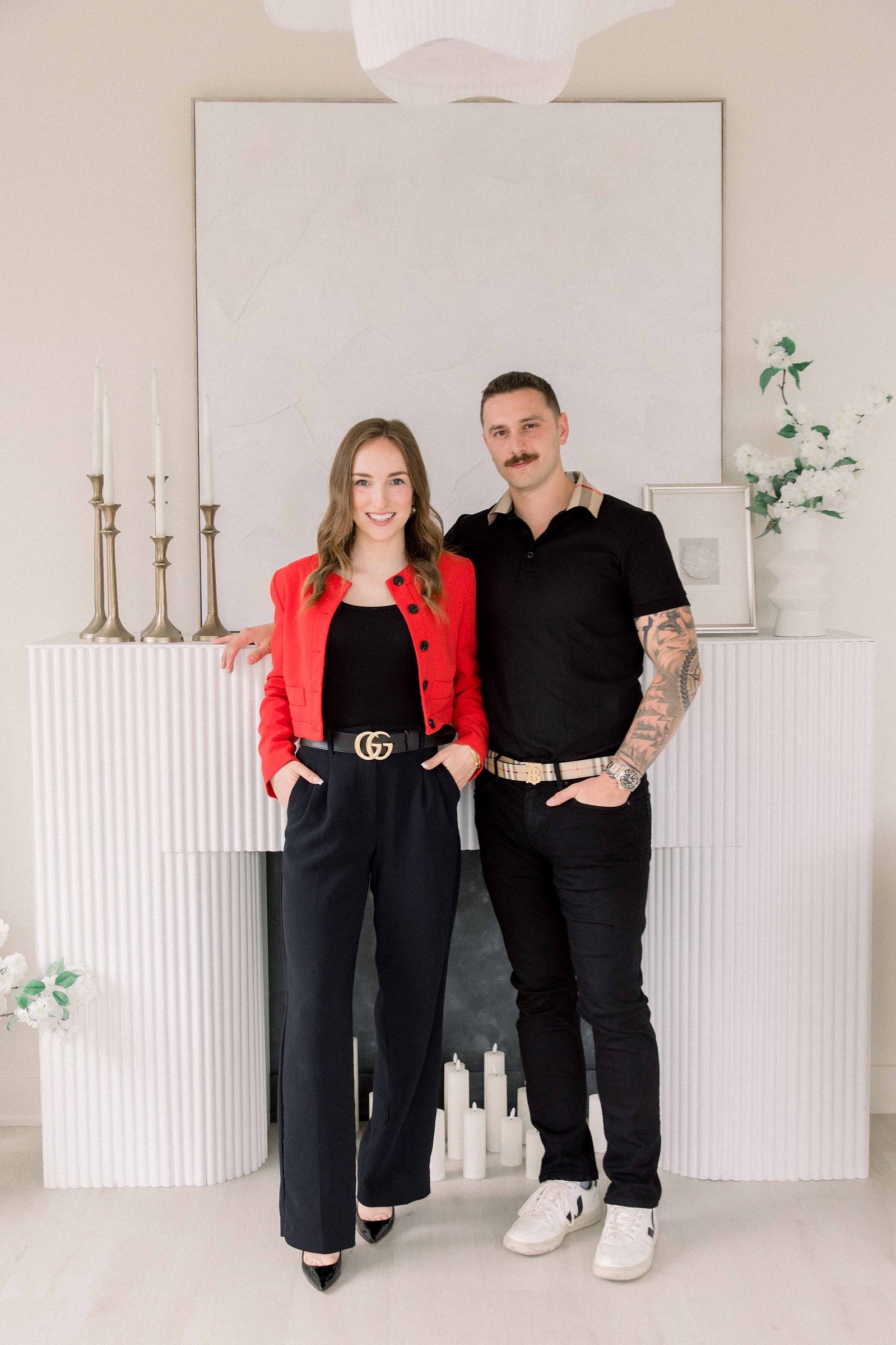 Portrait of a Real Estate Team in a natural light studio in Ottawa. Branding Photography, Emily VanderBeek Photography, Ottawa Photographer, Ottawa Portrait Photographer, Candid Photography.
