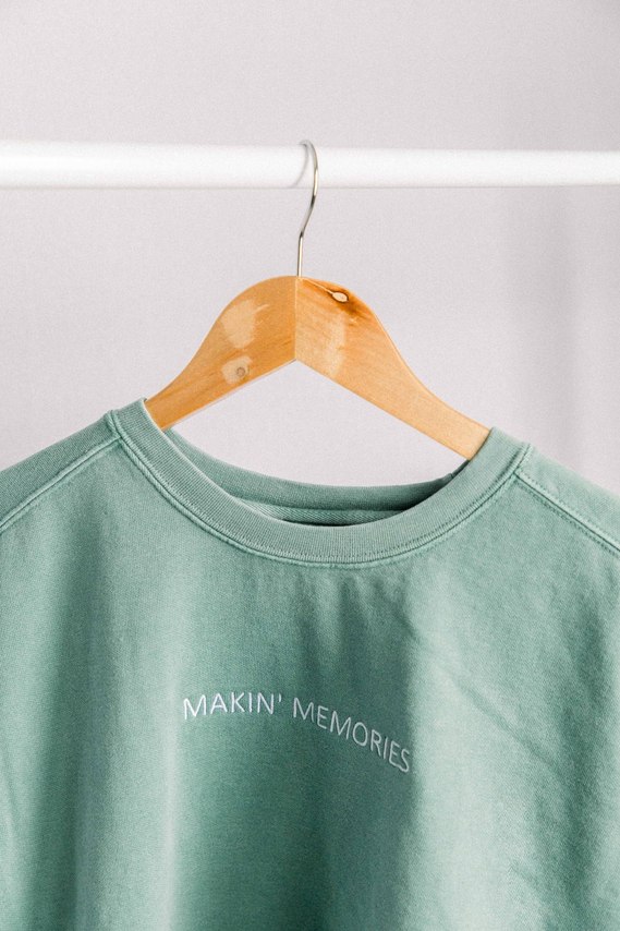 Emily VanderBeek Photography, Merch, Crewneck, Making Memories, Creating Memories, Green Crewneck, Niagara Photographer, Ottawa Photographer, Family Photography, Motherhood Photography, Branding Photography.