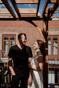 Hotel Nelligan Montreal, Old Montreal Engagement Photo, Montreal Engagement Photo, Montreal Pre-Wedding photographer, Montreal wedding Photographer, Virginie and Calyton's MTL engagement photographer