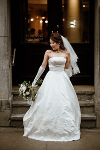 Montreal Wedding photographer, Hotel Nelligan wedding, Old Montreal wedding, MTL wedding photo, American Japanese wedding, Winter wedding