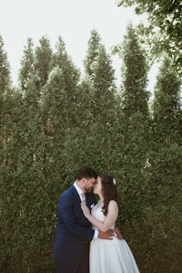 Danielle and Andrew's wedding; First look; John KOO Photography; Ketubah signing; Montreal Jewish wedding; Montreal Jewish wedding photographer; Shaare Zion Congregation; Table 51 restaurant MTL