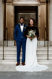 Montreal Wedding photographer, William Gray Hotel wedding, Old Montreal wedding, Intimate wedding, interracial marriage, winter wedding, first look, JohnKOOphotography