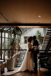 Montreal Wedding photographer, William Gray Hotel wedding, Old Montreal wedding, Intimate wedding, interracial marriage, winter wedding, first look, JohnKOOphotography