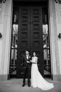 Montreal wedding photographer, L'Auberge Saint-Gabriel wedding, Le Coeur Bohème wedding planner, Montreal elopement photographer, Montreal engagement photographer