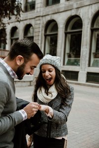 Montreal surprise proposal photographer, Montreal engagement photographer, Montreal wedding Photographer, Old Montreal surprise proposal, Raheel and Tayeba's Montreal surprise proposal, destination surprise proposal photographer