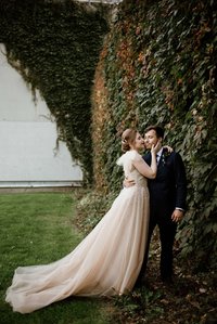 Corinne and Maxime's wedding; John KOO Photography; Les Enfants Terribles MTL wedding; Montreal Jewish wedding photographer; Montreal wedding Photographer; Old Montreal wedding portraits; Square Victoria wedding photos