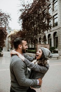 Montreal surprise proposal photographer, Montreal engagement photographer, Montreal wedding Photographer, Old Montreal surprise proposal, Raheel and Tayeba's Montreal surprise proposal, destination surprise proposal photographer