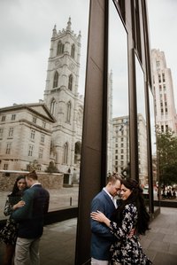 Hotel Saint Sulpice Montreal; Montreal Proposal photographer; Montreal Proposal photography; Montreal Surprise proposal photographer; Montreal wedding photographer; Meggy and Satnislav’s surprise proposal, Old Montreal surprise proposal photo