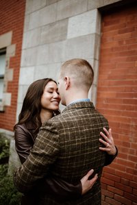 Adrien Bochereau and Vivien Gaumand; Fall Autumn photo shoot; Jessica and Chris's Montreal engagement photographer; John KOO Photography; L'ombre des Cosmos; Louis-Guy Roy; Montreal Pre-Wedding photographer; Montreal wedding Photographer; Old Montreal por