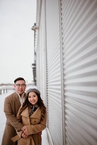 Montreal surprise marriage proposal photographer; Notre Dame Basilica surprise proposal; Old Montreal surprise proposal photographer; Rachel and Justin's Montreal surprise proposal photographer; She said yes; Winter surprise proposal Montreal