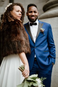Montreal Wedding photographer, William Gray Hotel wedding, Old Montreal wedding, Intimate wedding, interracial marriage, winter wedding, first look, JohnKOOphotography