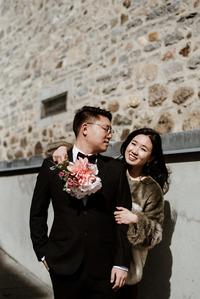 Montreal prewedding photographer, Montreal winter engagement photographer, wedding portraits, engagement photos 