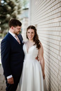 Danielle and Andrew's wedding; First look; John KOO Photography; Ketubah signing; Montreal Jewish wedding; Montreal Jewish wedding photographer; Shaare Zion Congregation; Table 51 restaurant MTL