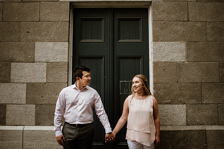 Montreal wedding Photographer, Old Montreal Engagement Photo, Montreal Engagement Photo, Montreal Pre-Wedding photographer, Stephanie and Kakin's MTL engagement photographer