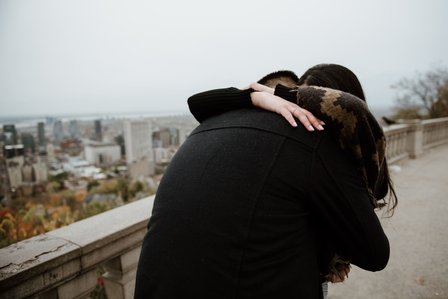 Montreal surprise proposal photographer; Surprise marriage proposal photographer MTL; Chalet du Mont Royal surprise proposal; Harleen and Mehtab's Montreal marriage proposal; John KOO Photography; Kondiaronk Belvedere surprise proposal photographer
