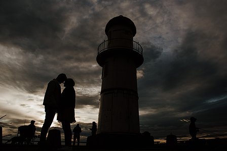 Montreal Engagement Photographer, Montreal wedding Photographer, engagement portraits MTL, Elftheria and Ricky's engagement shoot, John KOO Photography, Lachine Lighthouse engagement photos