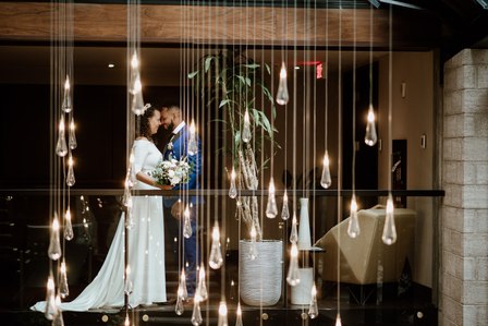 Montreal Wedding photographer, William Gray Hotel wedding, Old Montreal wedding, Intimate wedding, interracial marriage, winter wedding, first look