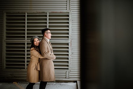 Montreal surprise marriage proposal photographer; Notre Dame Basilica surprise proposal; Old Montreal surprise proposal photographer; Rachel and Justin's Montreal surprise proposal photographer; She said yes; Winter surprise proposal Montreal