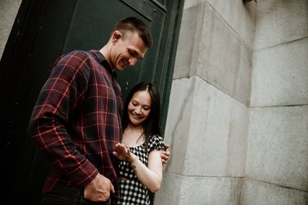 John KOO Photography; Montreal surprise proposal photography; Montreal wedding Photographer; Proposal photographer; She said yes; Teresa and Kevin's Montreal surprise proposal photographer; surprise proposal photography Old Montreal