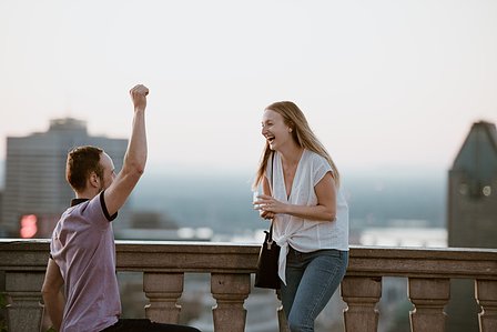 Montreal Proposal photographer; Montreal Surprise proposal photographer; Montreal wedding Photographer