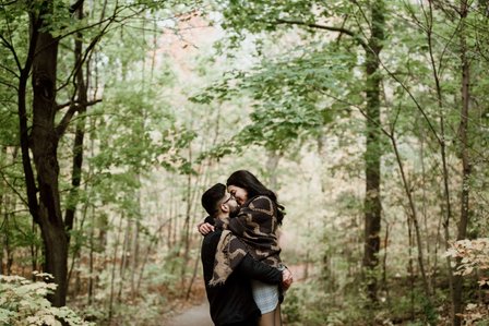 Montreal surprise proposal photographer; Surprise marriage proposal photographer MTL; Chalet du Mont Royal surprise proposal; Harleen and Mehtab's Montreal marriage proposal; John KOO Photography; Kondiaronk Belvedere surprise proposal photographer