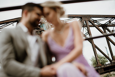 Wedding photographer in Montreal, prewedding engagement photographer, Basin Peel Montreal, Urban couple’s portrait session