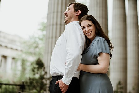 Old Montreal Engagement Photo, Montreal Engagement Photo, Montreal Pre-Wedding photographer, Montreal wedding Photographer, Danielle and Andrew's MTL engagement photographer, Tommy Cafe Montreal, Le Petit Dep Montreal