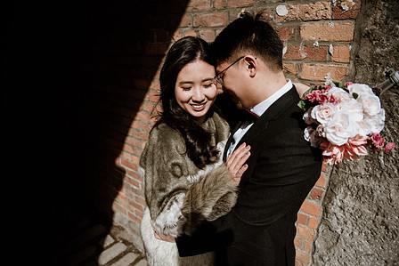 Montreal prewedding photographer, Montreal winter engagement photographer, wedding portraits, engagement photos 