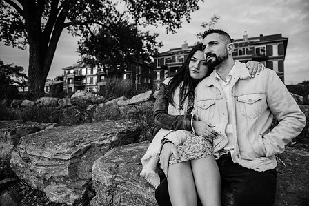 Montreal Engagement Photographer, Montreal wedding Photographer, engagement portraits MTL, Elftheria and Ricky's engagement shoot, John KOO Photography, Lachine Lighthouse engagement photos