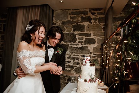 Montreal Wedding photographer, Hotel Nelligan wedding, Old Montreal wedding, MTL wedding photo, American Japanese wedding, Winter wedding
