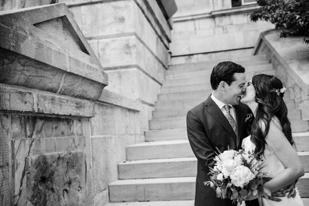 Montreal wedding photographer, Montreal elopement photographer, Notary Mona Salehi Notaire wedding mariage, Covid wedding, Old Montreal wedding photos