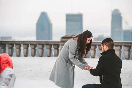 Montreal surprise proposal photographer; Montreal engagement photographer; Montreal wedding photographer