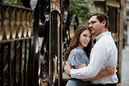 Old Montreal Engagement Photo, Montreal Engagement Photo, Montreal Pre-Wedding photographer, Montreal wedding Photographer, Danielle and Andrew's MTL engagement photographer, Tommy Cafe Montreal, Le Petit Dep Montreal