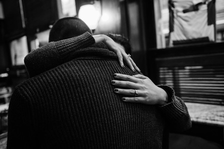 John KOO Photography; Marriage proposal MTL photo; Montreal Surprise proposal photographer; Old Montreal Surprise Proposal; Preet and Danny's Montreal surprise proposal photographer